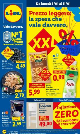 lidl - Volantino Lidl valido dal 05/01 al 11/01