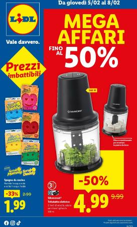 lidl - Volantino Lidl - Mega Affari valido dal 05/02/2026 al 08/02/2026