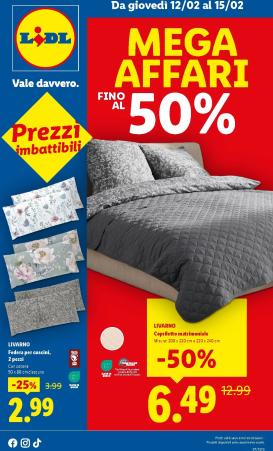 lidl - Volantino Lidl - Mega Affari valido dal 12/02/2026 al 15/02/2026