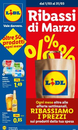 lidl - Volantino Lidl - Ribassati del mese valido dal 01/03/2026 al 31/03/2026
