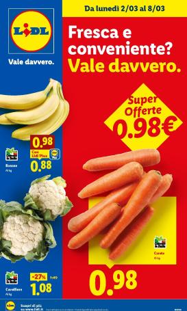 lidl - Volantino Lidl - Fresca e conveniente valido dal 02/03/2026 al 08/03/2026