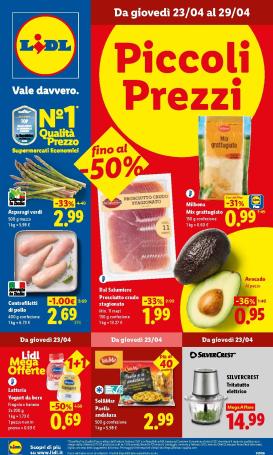 lidl - Volantino Lidl per la prossima settimana dal giovedì 23/04/2026 al mercoledì 29/04/2026