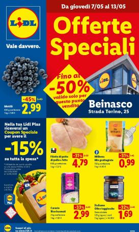 lidl - Volantino Lidl - Beinasco per la prossima settimana dal giovedì 07/05/2026 al mercoledì 13/05/2026