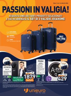 unieuro - Volantino attuale di Unieuro valido dal mercoledì 01/07/2026 al giovedì 16/07/2026