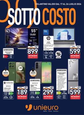 unieuro - Volantino attuale di Unieuro valido dal venerdì 17/07/2026 al domenica 26/07/2026