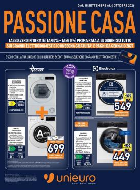 unieuro - Volantino attuale di Unieuro valido dal venerdì 18/09/2026 al domenica 04/10/2026