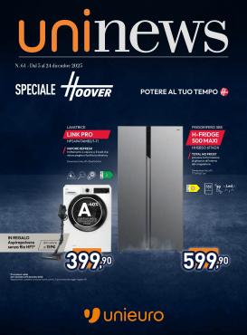 unieuro - Volantino Unieuro - Speciale Candy Hoover valido dal 05/12 al 24/12