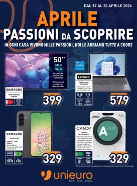 unieuro - Volantino attuale di Unieuro valido dal venerdì 17/04/2026 al giovedì 30/04/2026