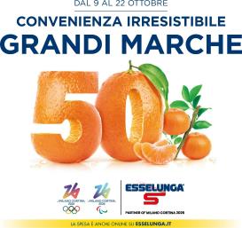 esselunga - Volantino Esselunga - Grandi Marche al 50% valido dal 09/10 al 22/10