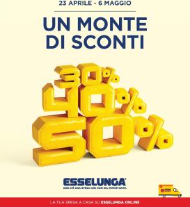 esselunga - Volantino attuale di Esselunga - 30/40/50% valido dal giovedì 23/04/2026 al mercoledì 06/05/2026