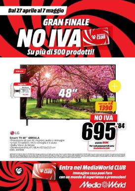 mediaworld - Volantino attuale di Mediaworld valido dal lunedì 27/04/2026 al giovedì 07/05/2026