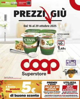 coop - Volantino Coop valido dal 16/10 al 29/10