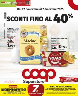 coop - Volantino Coop valido dal 27/11 al 07/12