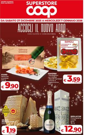 coop - Volantino Coop - Superstore valido dal 27/12 al 07/01