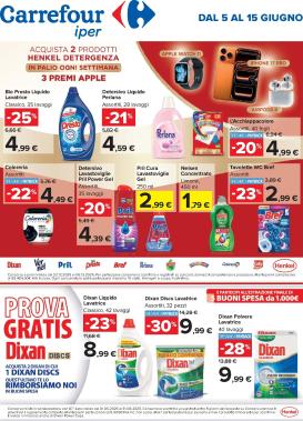 carrefour - Volantino Carrefour - Speciale Henkel per la prossima settimana dal venerdì 05/06/2026 al lunedì 15/06/2026