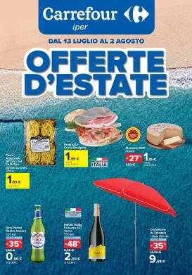 carrefour - Volantino Carrefour - Offerte d'estate per la prossima settimana dal lunedì 13/07/2026 al domenica 02/08/2026