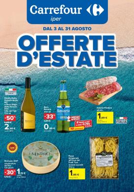 carrefour - Volantino Carrefour - Offerte d'estate per la prossima settimana dal lunedì 03/08/2026 al lunedì 31/08/2026