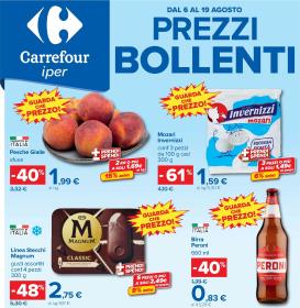 carrefour - Volantino futuro Carrefour - Prezzi Bollenti valido dal giovedì 06/08/2026 al mercoledì 19/08/2026