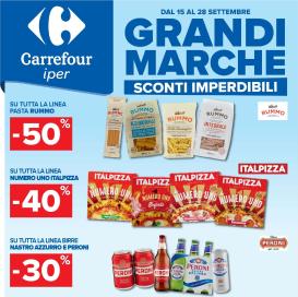 carrefour - Volantino Carrefour - Grandi Marche per la prossima settimana dal martedì 15/09/2026 al lunedì 28/09/2026