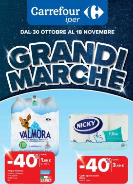carrefour - Volantino Carrefour - Sconti grandi marche valido dal 30/10 al 18/11