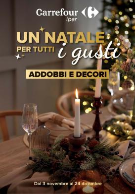 carrefour - Volantino Carrefour - Catalogo addobb valido dal 03/11 al 24/12