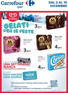carrefour - Volantino Carrefour - Speciale gelati valido dal 02/12 al 15/12