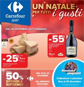 carrefour - Volantino Carrefour - Un Natale per tutti i gusti valido dal 16/12 al 01/01