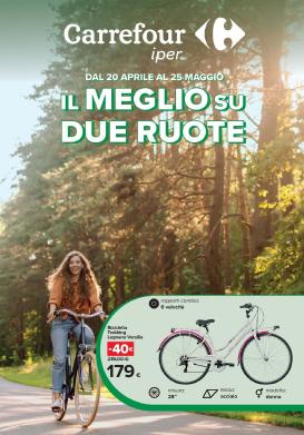 carrefour - Volantino Carrefour - Catalogo bici per la prossima settimana dal lunedì 20/04/2026 al lunedì 25/05/2026