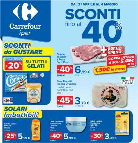 carrefour - Volantino Carrefour per la prossima settimana dal martedì 21/04/2026 al lunedì 04/05/2026