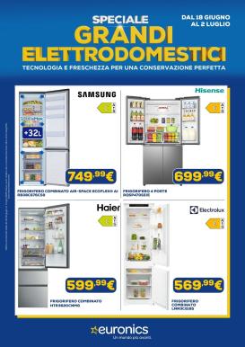 euronics - Volantino attuale di Euronics valido dal giovedì 18/06/2026 al giovedì 02/07/2026