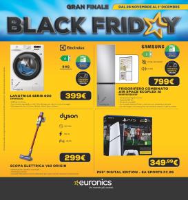 euronics - Volantino Euronics - Black Friday Gran Finale valido dal 26/11 al 01/12