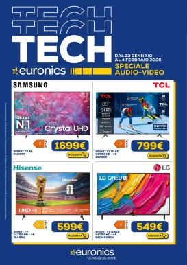 euronics - Volantino Euronics - Speciale Audio Video valido dal 22/01 al 04/02