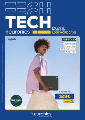 euronics - Volantino Euronics - Speciale Logitech valido dal 09/03/2026 al 22/03/2026