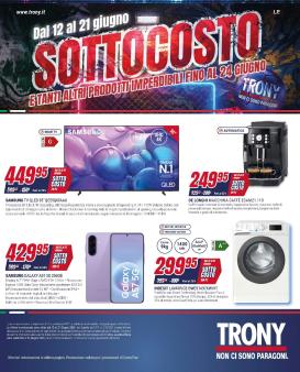 trony - Volantino attuale di Trony valido dal venerdì 12/06/2026 al domenica 21/06/2026