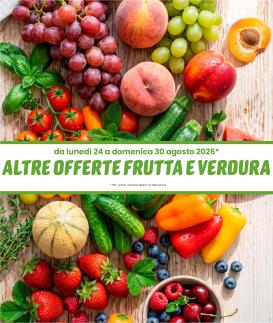 eurospin - Volantino attuale di Eurospin - Altre Offerte Frutta E Verdura valido dal lunedì 24/08/2026 al domenica 30/08/2026