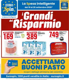 eurospin - Volantino futuro Eurospin valido dal giovedì 10/09/2026 al domenica 20/09/2026
