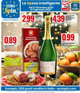 eurospin - Volantino Eurospin valido dal 27/12 al 04/01