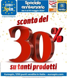 eurospin - Volantino Eurospin per la prossima settimana dal lunedì 04/05/2026 al domenica 10/05/2026