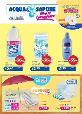 acqua-e-sapone - Volantino futuro Acqua e Sapone valido dal giovedì 21/05/2026 al mercoledì 10/06/2026