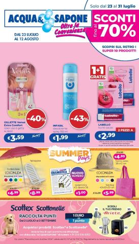 acqua-e-sapone - Volantino attuale di Acqua e Sapone valido dal giovedì 23/07/2026 al venerdì 31/07/2026