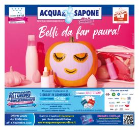 acqua-e-sapone - Volantino attuale di Acqua e Sapone - Belli da far paura! valido dal lunedì 19/10/2026 al domenica 01/11/2026