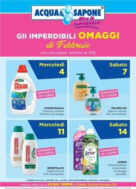 acqua-e-sapone - Volantino Acqua e Sapone - Acqui Terme valido dal 01/02/2026 al 28/02/2026