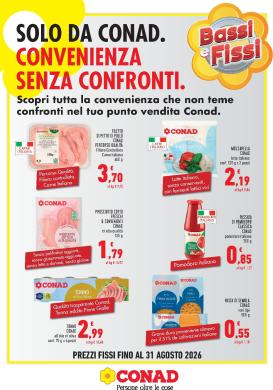 conad - Volantino attuale di Conad - Solo da Conad valido dal lunedì 01/06/2026 al lunedì 31/08/2026