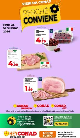conad - Volantino attuale di Conad - Perché Conviene valido dal venerdì 05/06/2026 al martedì 16/06/2026