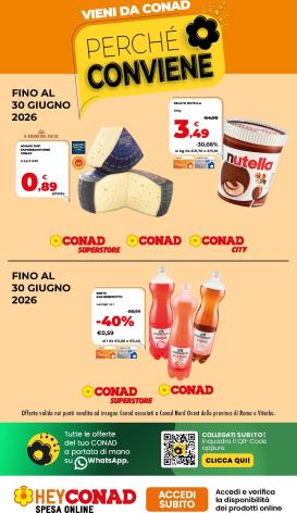 conad - Volantino attuale di Conad - Perché conviene valido dal venerdì 19/06/2026 al martedì 30/06/2026