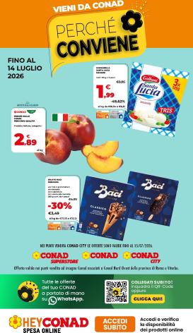 conad - Volantino attuale di Conad - Perché Conviene valido dal mercoledì 01/07/2026 al martedì 14/07/2026