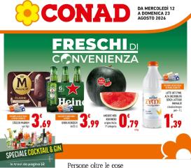 conad - Volantino futuro Conad valido dal mercoledì 12/08/2026 al domenica 23/08/2026