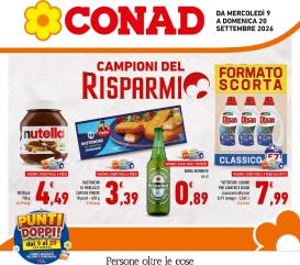 conad - Volantino futuro Conad valido dal mercoledì 09/09/2026 al domenica 20/09/2026