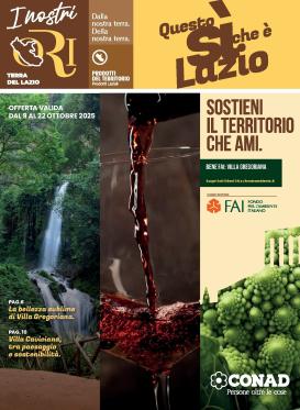 conad - Volantino Conad - Localismo lazio catalogo valido dal 09/10 al 22/10