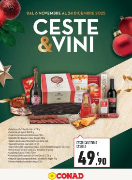 conad - Volantino Conad - Cesti regalo valido dal 06/11 al 24/12